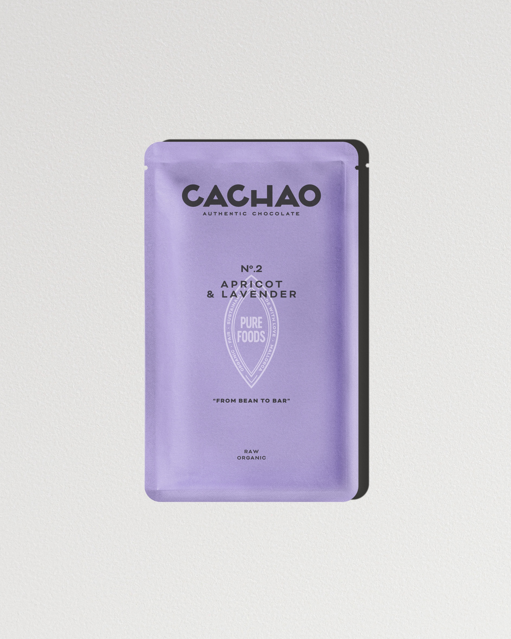 Organic Apricot & Lavender Chocolate Bar
