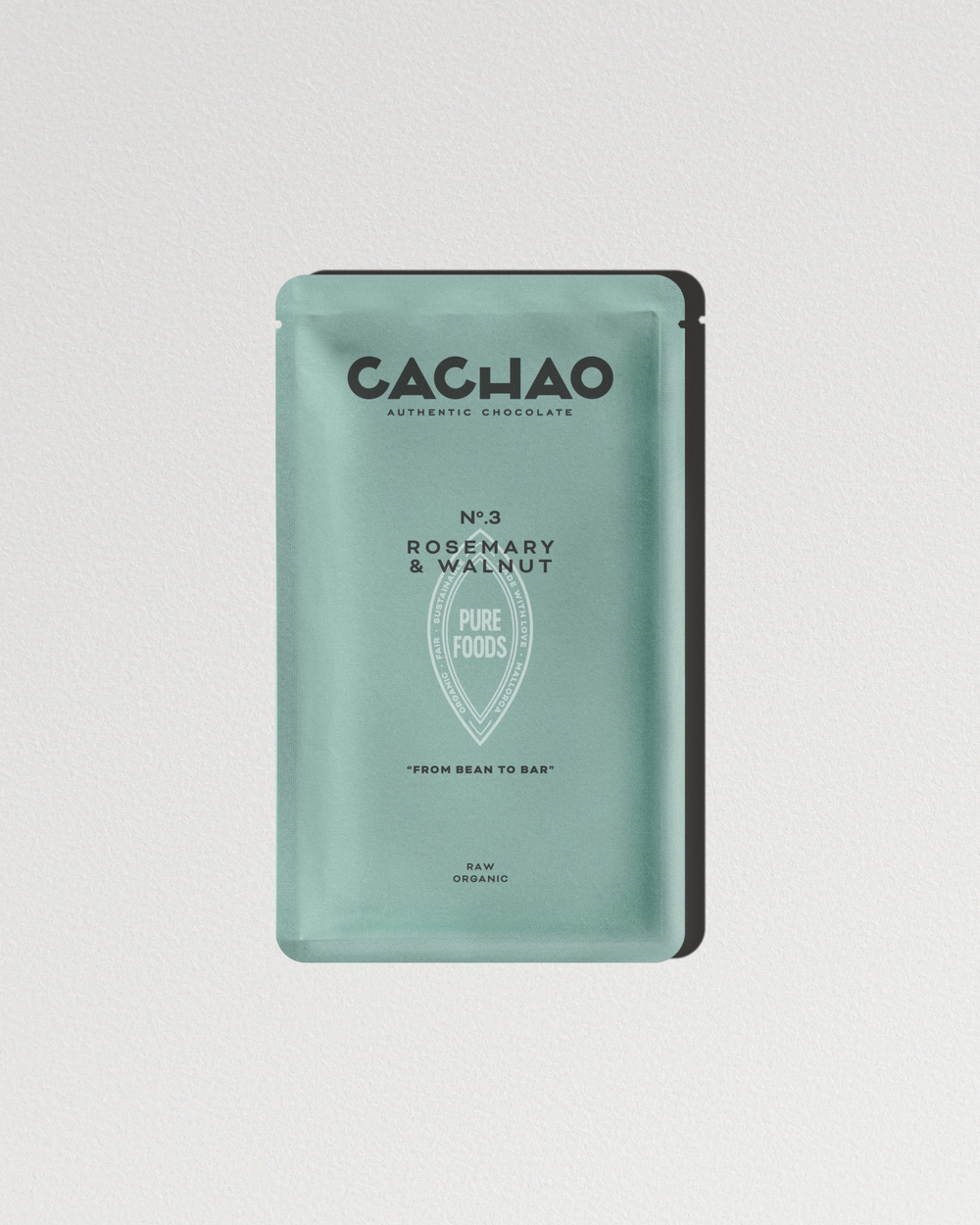 Organic Rosemary & Walnut Chocolate Bar