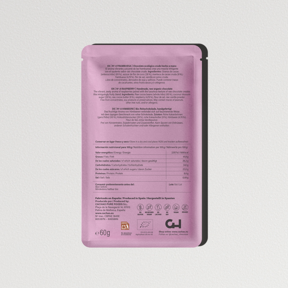 
                      
                        Organic Raspberry Chocolate Bar
                      
                    