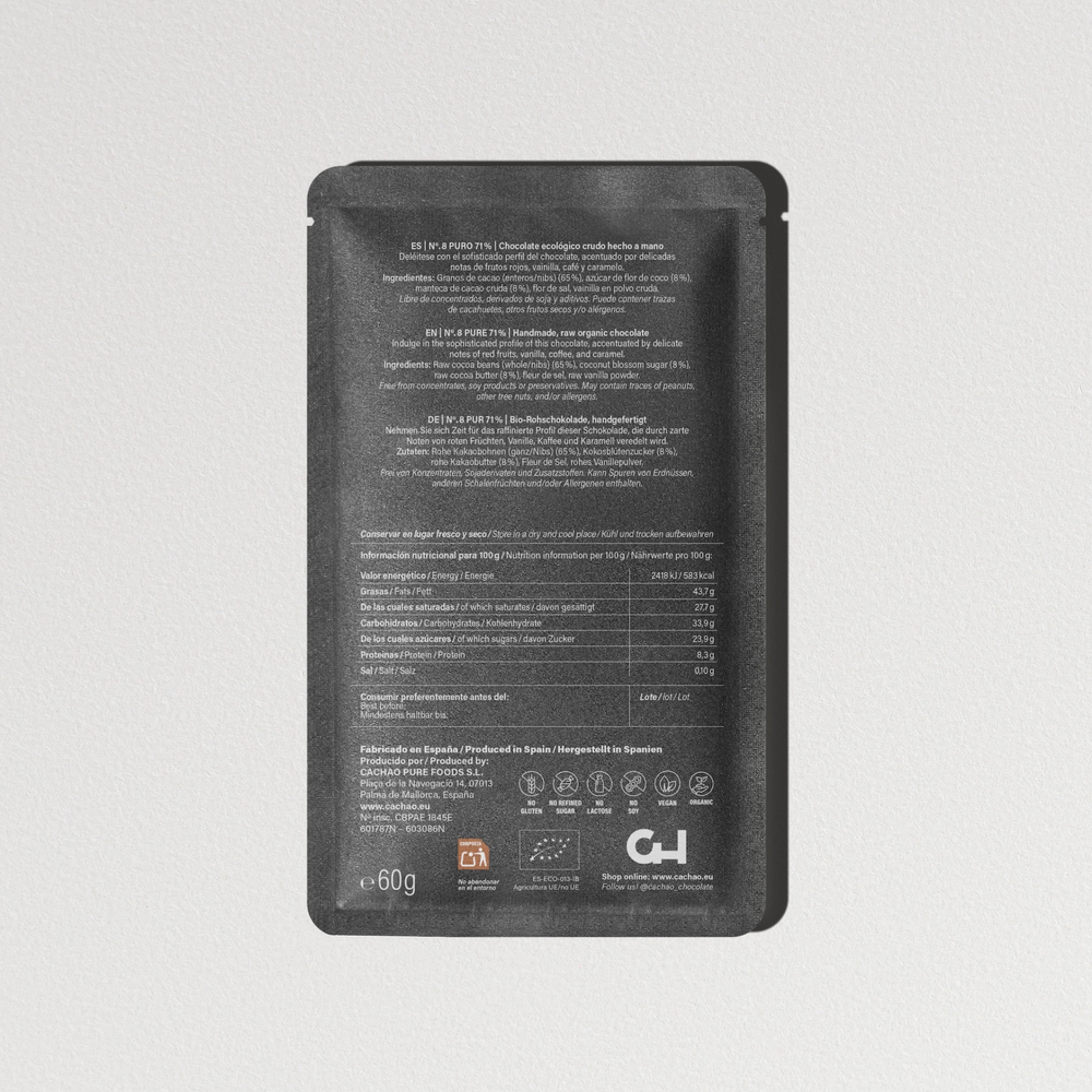 
                      
                        71%  Pure, Organic Chocolate Bar
                      
                    