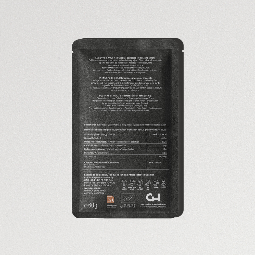 
                      
                        100% Pure, Organic Chocolate Bar
                      
                    