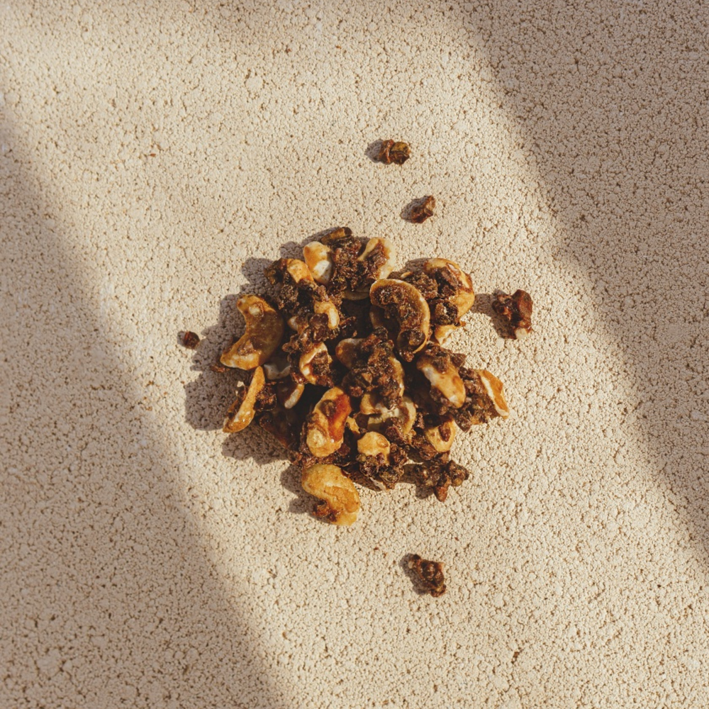 
                      
                        Organic Cashew-Cacao Clusters
                      
                    