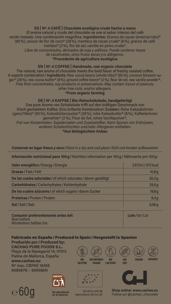 
                      
                        Organic Coffee Chocolate Bar
                      
                    