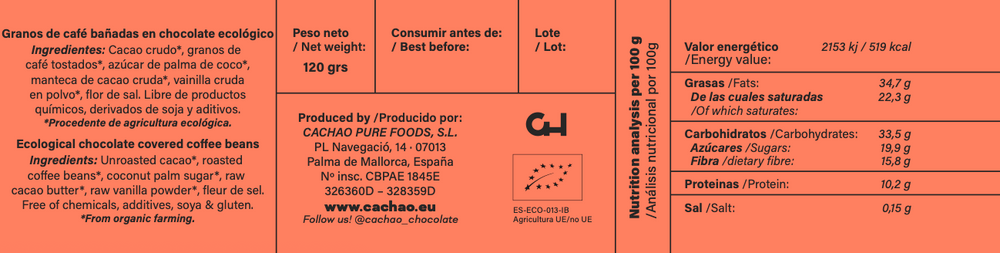 
                      
                        Organic, Chocolate Covered Coffee Beans
                      
                    